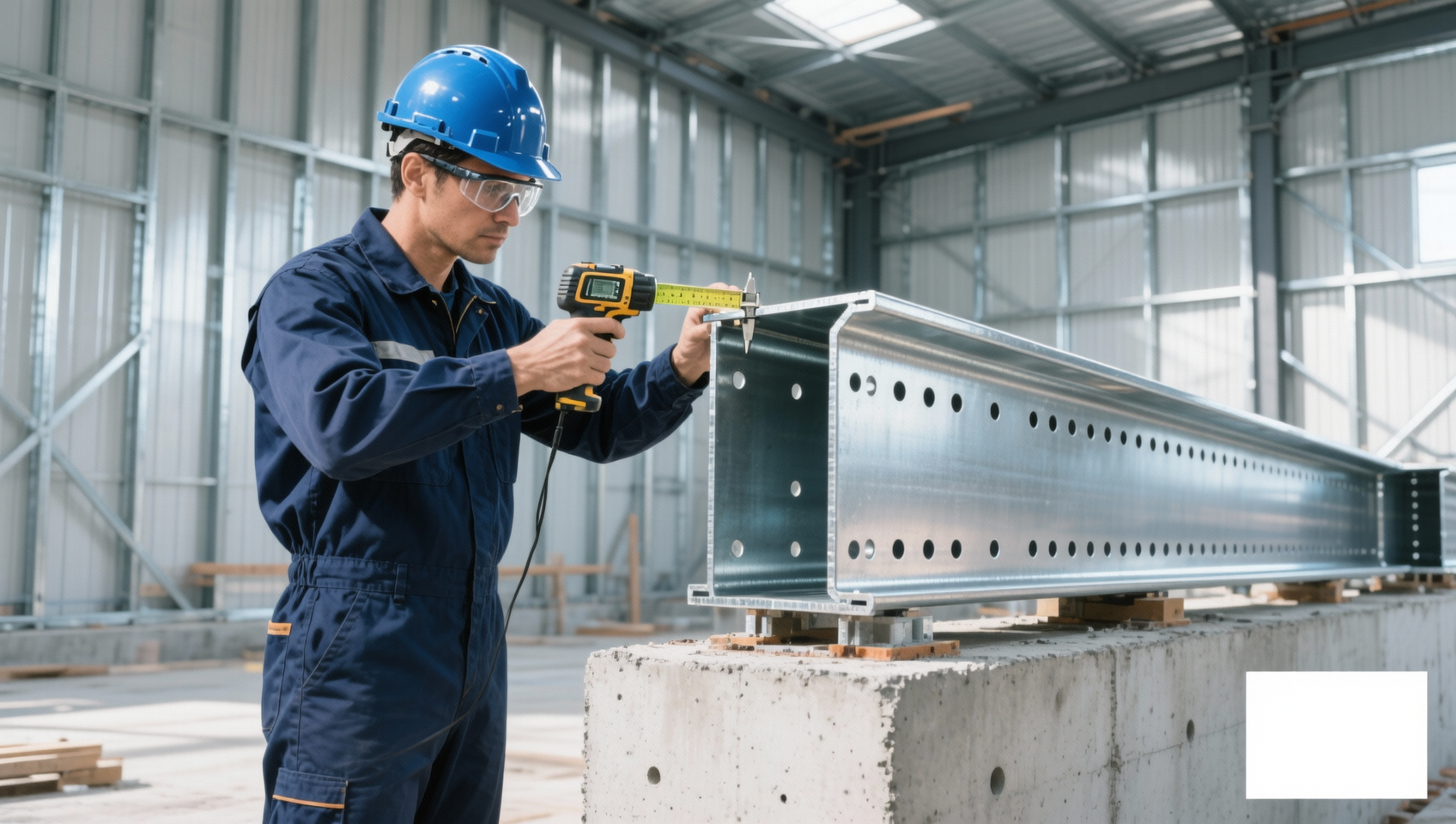 Perfil metálico para estructuras de construcción: Guía de compatibilidad con acero ligero y anclajes de hormigón