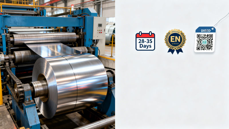 Steel manufacturing lead time vs