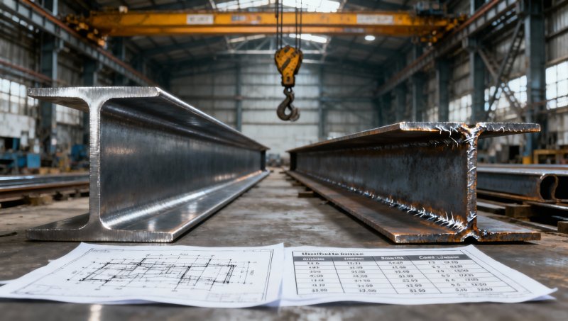 Evaluating cost efficiency of Hot Rolled I Beam versus welded beam in 2026 projects
