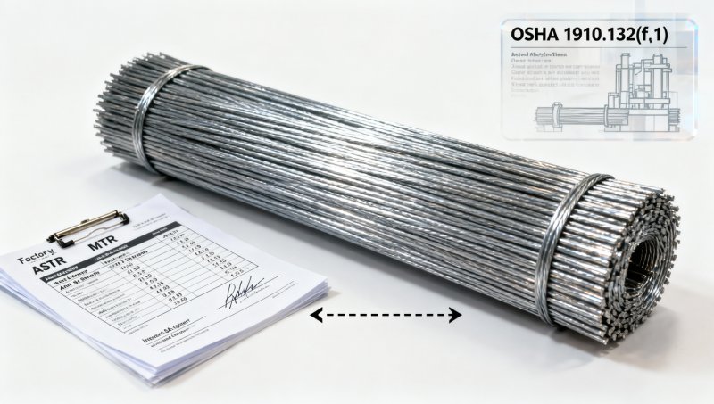 Does mild steel wire price per ton include mill test reports—and why skipping them risks OSHA noncompliance