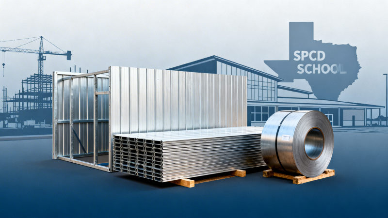 Why SPCD steel for construction is gaining traction in prefabricated school projects across Texas
