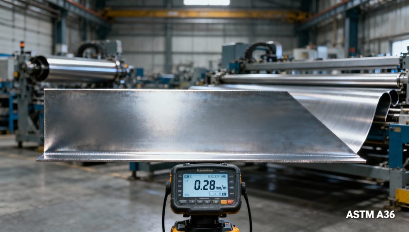 Why angle plate steel for manufacturing requires mill-certified flatness control below 0