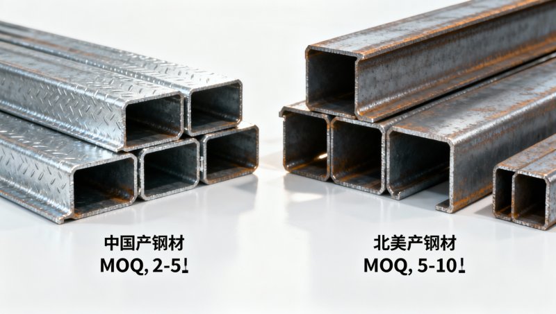 China steel MOQ vs