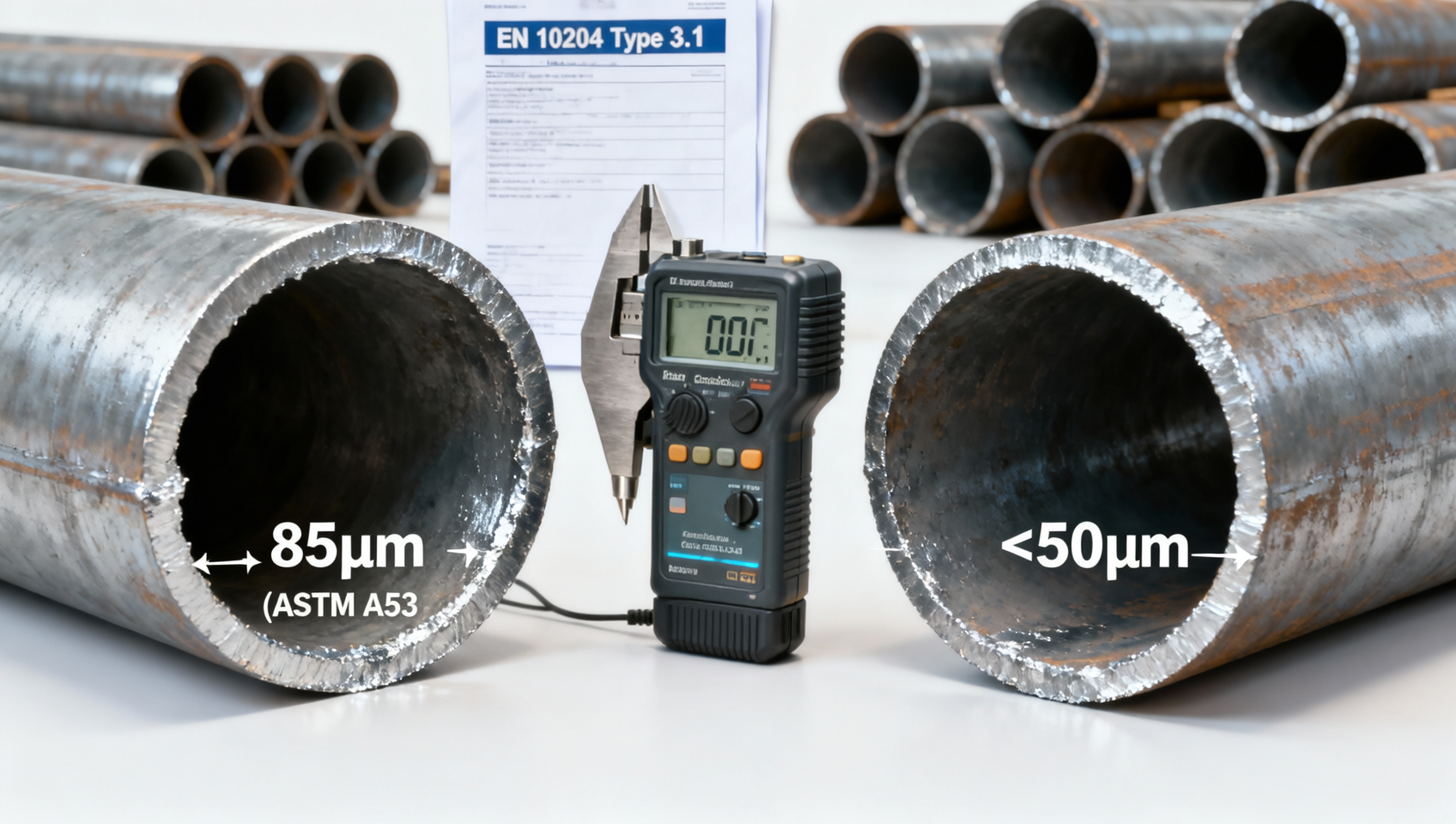 10 señales de alerta en la compra de tubos de acero galvanizado: desde capas de zinc falsificadas hasta informes de pruebas de fábrica no coincidentes