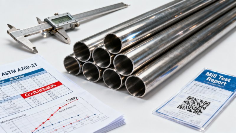 How to verify if your ss 304 tube price quotation includes full ASTM A269 compliance documentation