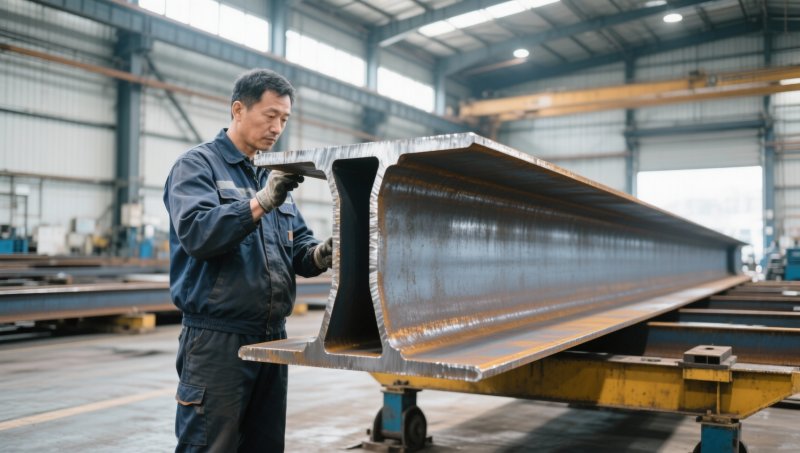 Is hot rolled I beam for heavy equipment suitable for articulated dump truck chassis under 800,000 km service life?