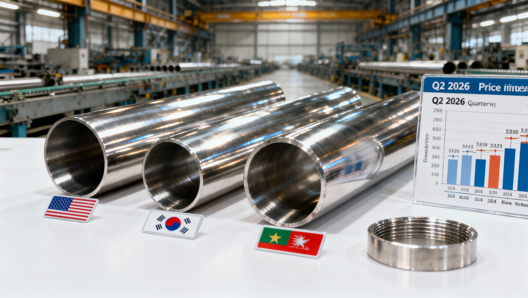 ¿Qué factores impulsan realmente la comparación de precios de tubos de acero inoxidable 304 entre proveedores de EE. UU., Corea del Sur y Vietnam en el segundo trimestre de 2026?
