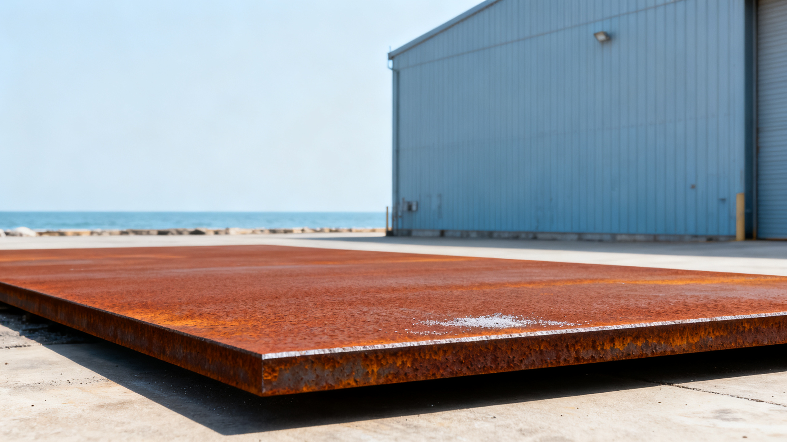 ¿Puede la placa de acero Corten reemplazar al acero al carbono pintado en ambientes costeros sin sacrificar la vida útil?