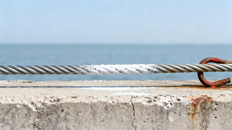 What Happens to Galvanized Steel Wire Rope After 5 Years of Continuous Exposure in Marine Atmosphere?