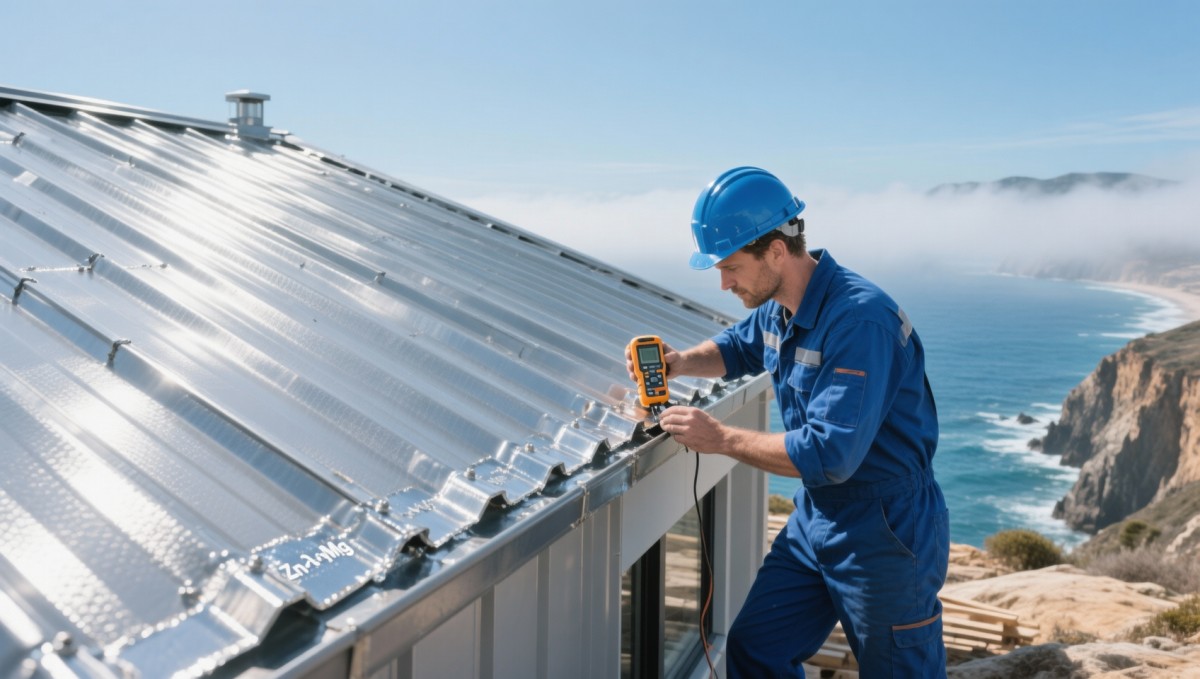 What benefits does steel roofing offer over asphalt shingles in coastal areas