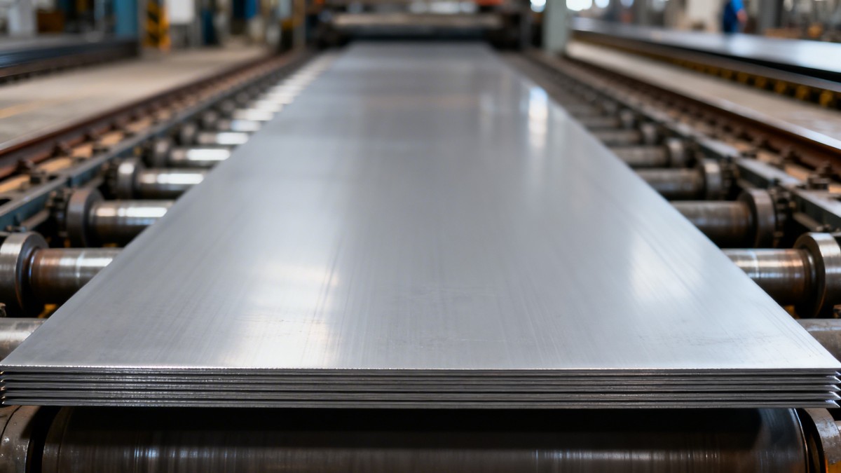 What affects the flatness and weldability of mild steel plate?