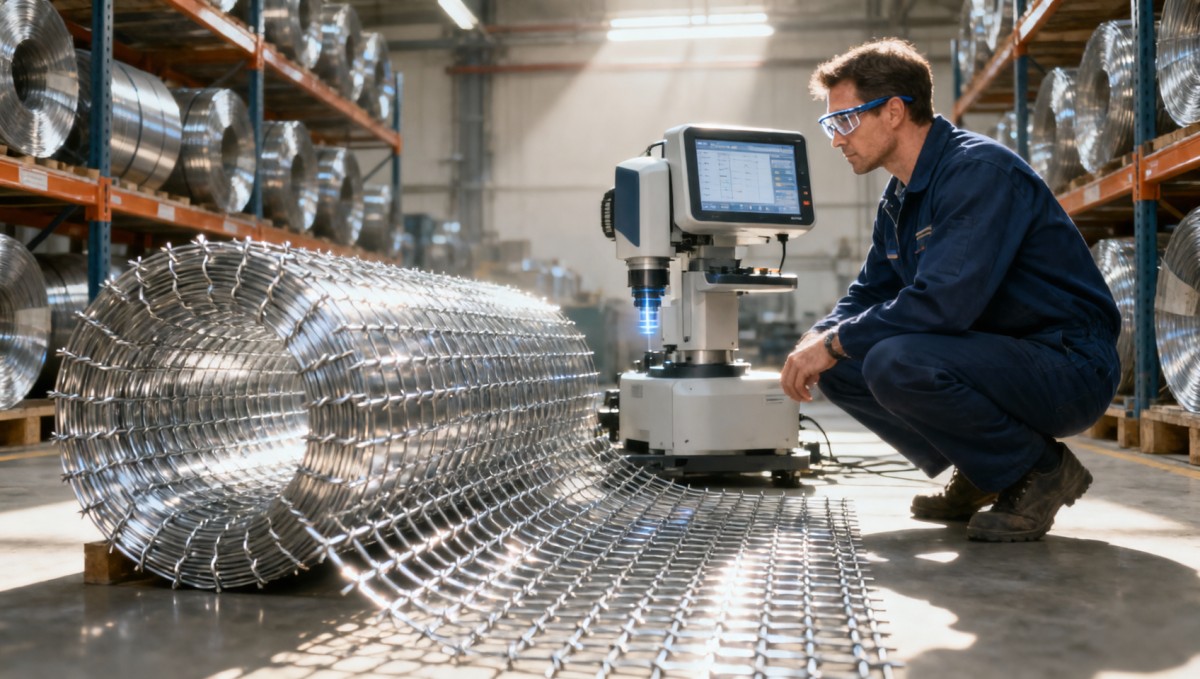Stainless steel welded mesh looks uniform—until light hits it at 3pm on a humid Tuesday