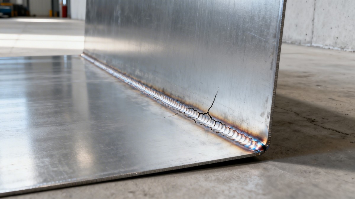 Steel plate galvanized post-fabrication often develops micro-cracks near weld zones