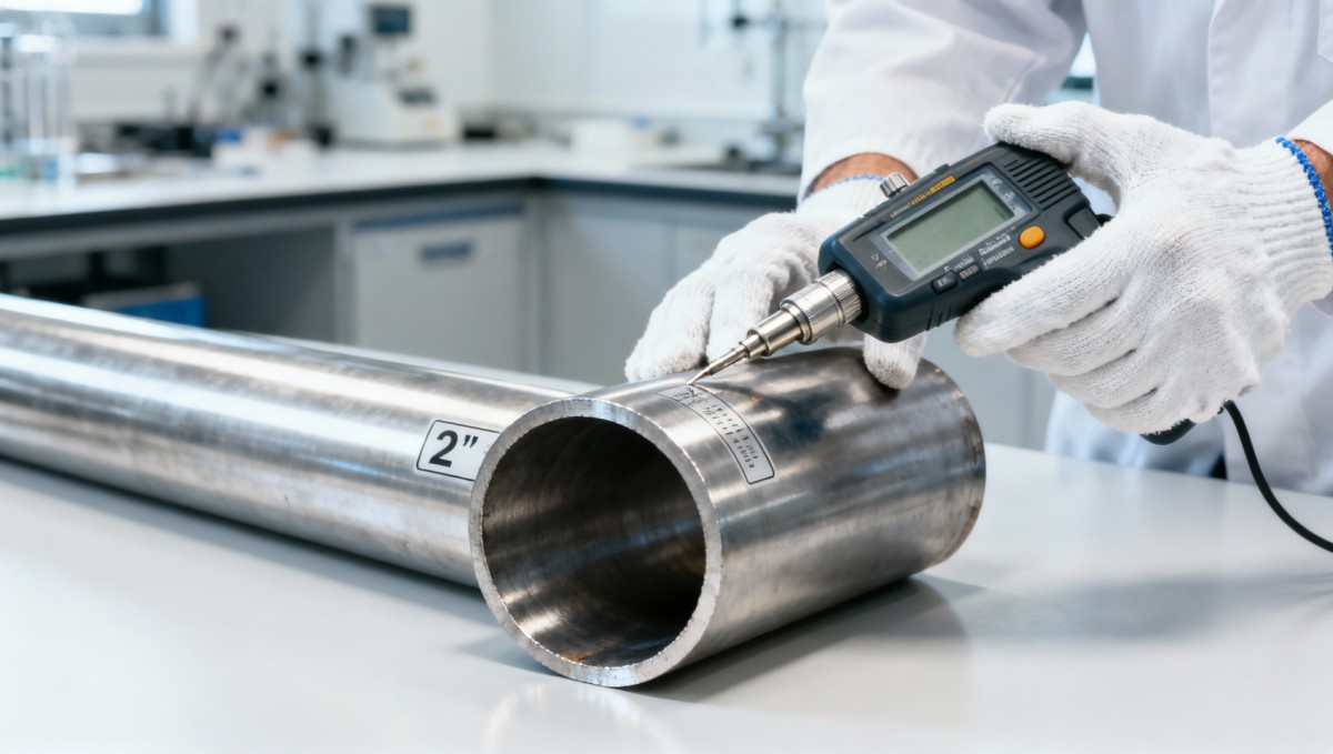 2 stainless pipe ordered as schedule 40 arrived as schedule 10 — how to verify before acceptance