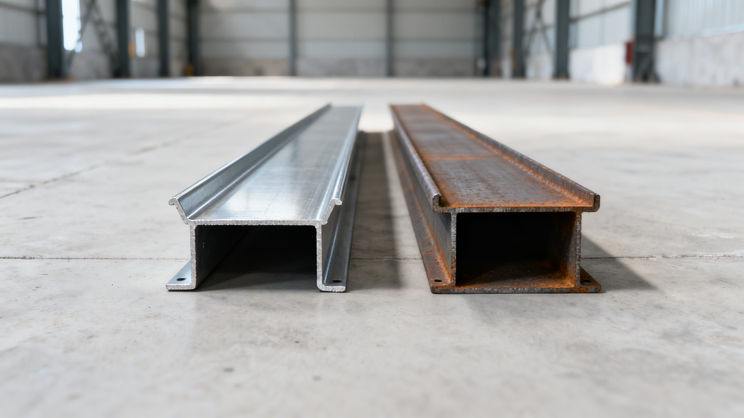 ¿Qué ocurre si, durante el montaje, se sustituye un perfil conformado en frío por uno laminado en caliente?