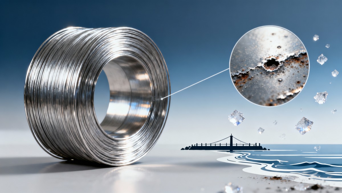 Stainless steel coil wire that passes ASTM A313—but still corrodes in coastal installations
