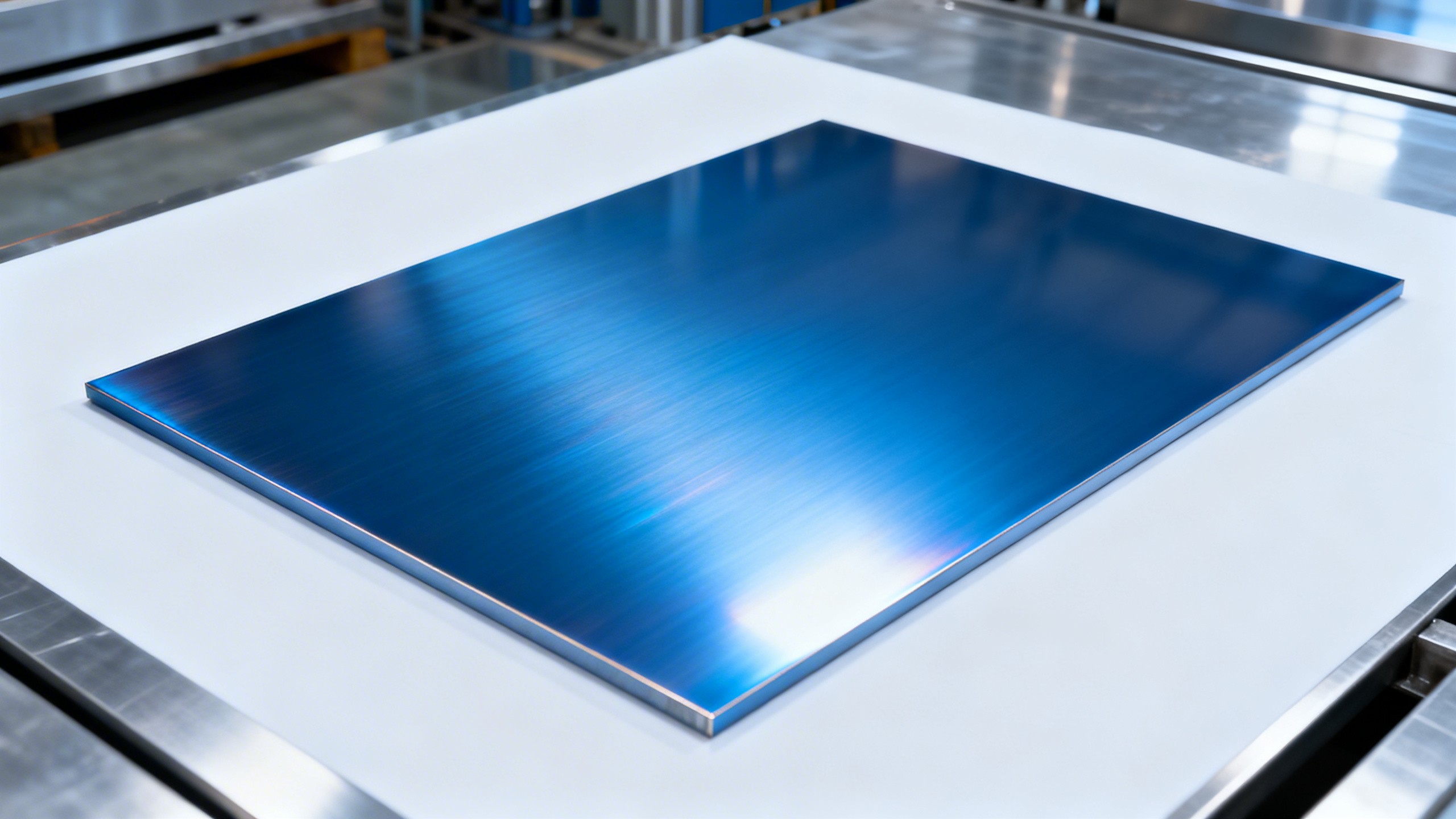 Placa de acero inoxidable azul: ¿Es el color un indicio de la estabilidad de la capa de óxido o solo un tratamiento superficial?