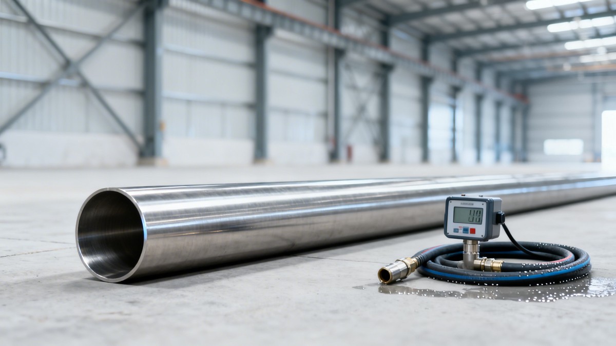 What happens when steel tube for construction fails the hydrostatic test?