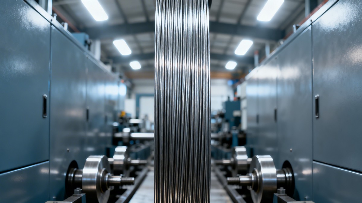 What makes cold drawn wire stronger than standard round steel wire?