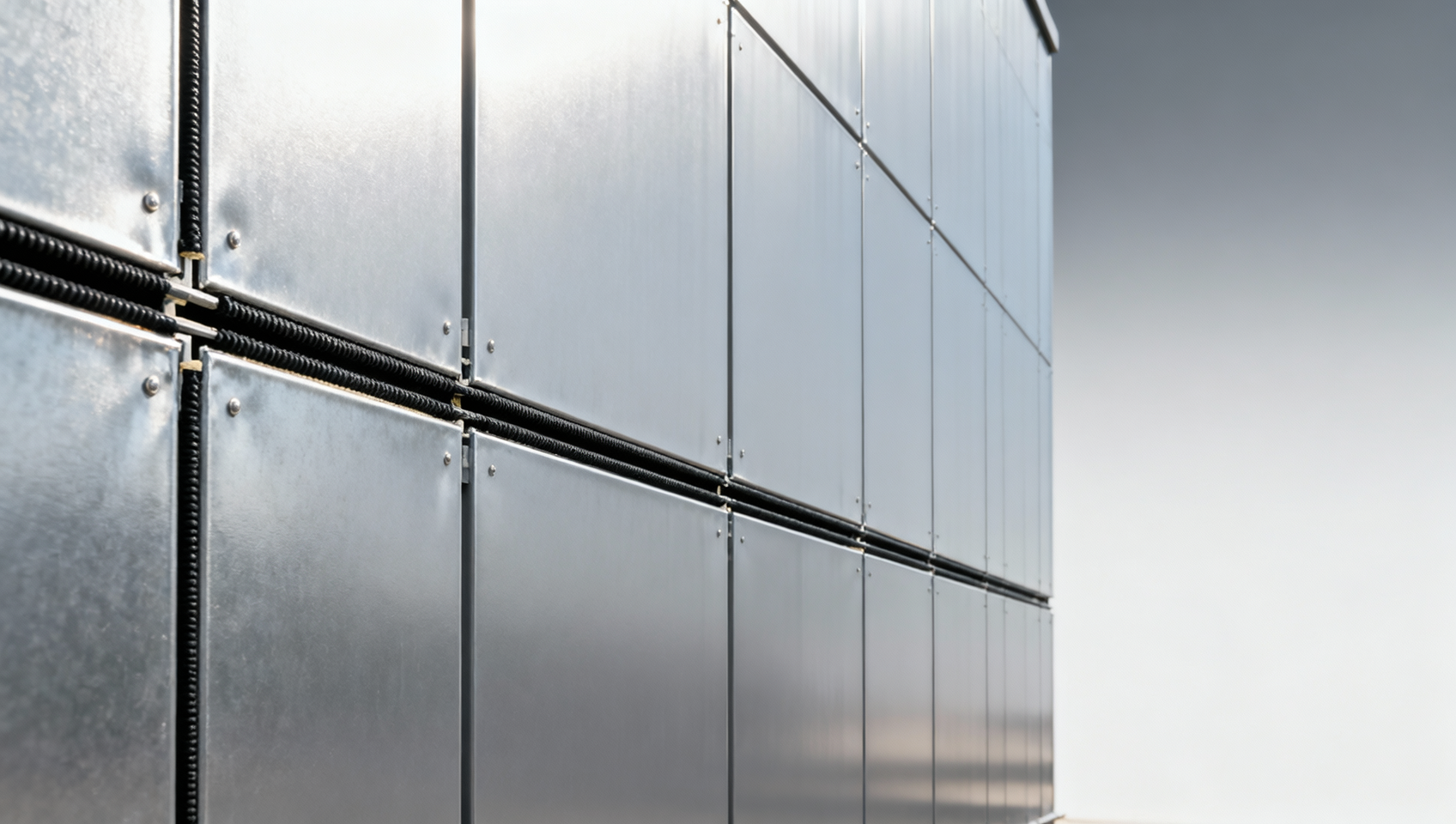 Chapas de pared galvanizadas instaladas sin juntas de dilatación: ¿qué sucede después del calor del verano?