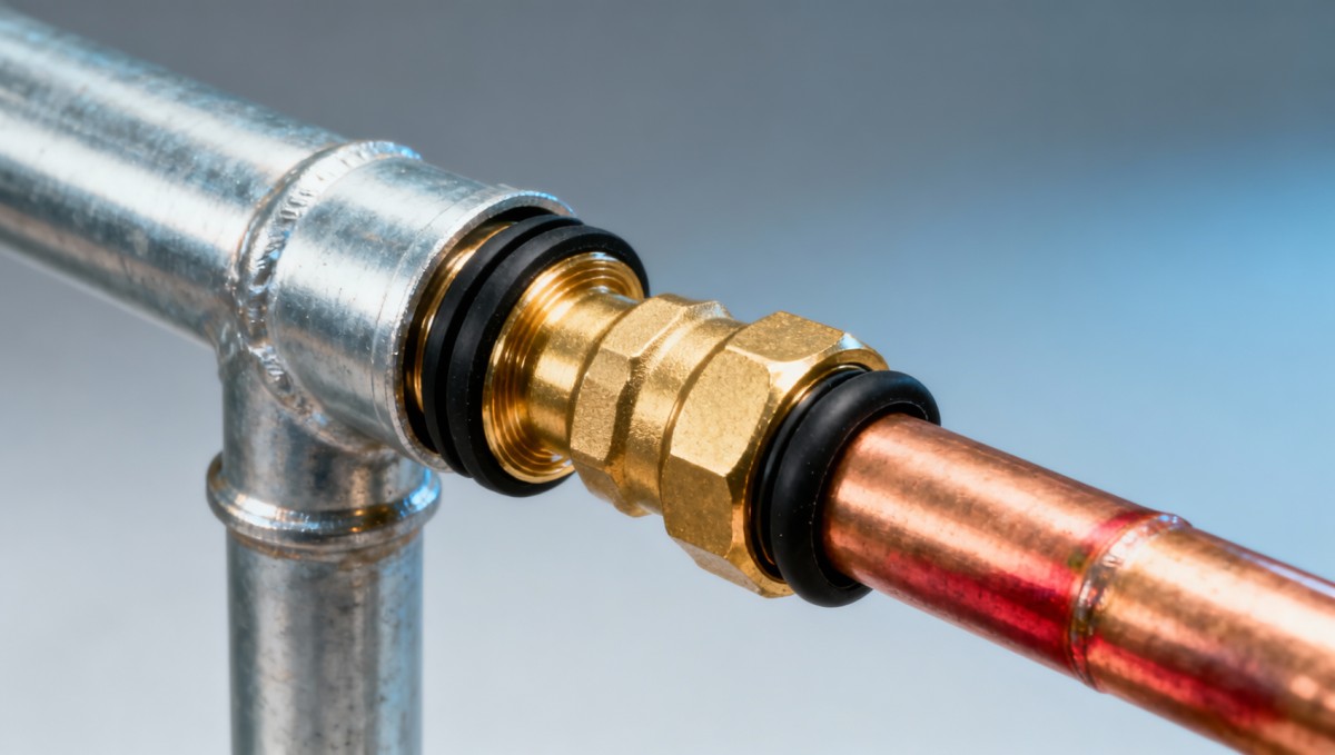 What happens to galvanized plumbing pipe when connected directly to copper — and why dielectric unions aren’t optional What happens to galvanized plumbing pipe when connected directly to copper — and why dielectric unions aren’t optional