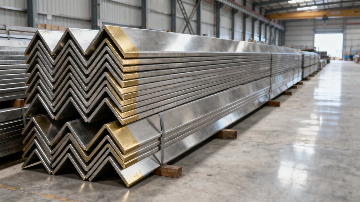 Angle plate steel cut edges oxidizing faster than base material — how to mitigate in storage?