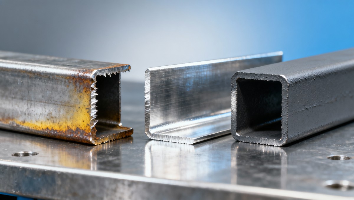 Angle plate steel cut edges oxidizing faster than base material — how to mitigate in storage?