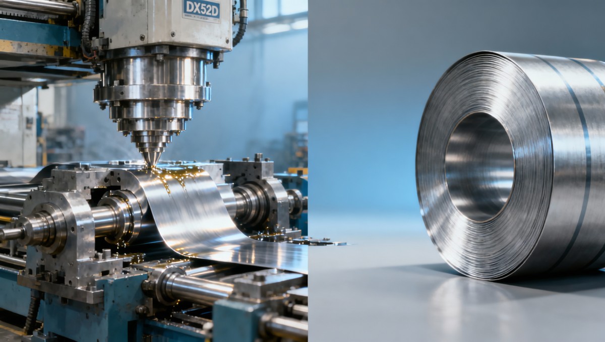 DX52D steel performs poorly in deep-drawing without proper lubrication control