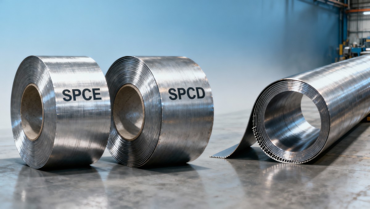 SPCE and SPCD steel both meet JIS G 3141—but fail different bend test criteria