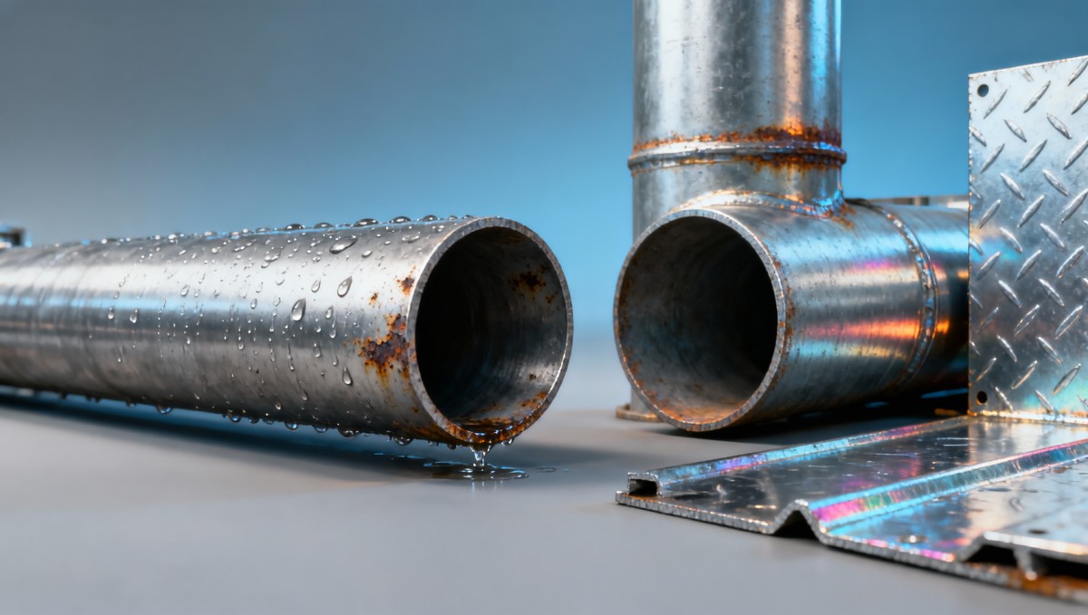 Carbon steel pipe corrosion starts where moisture pools—not just at joints