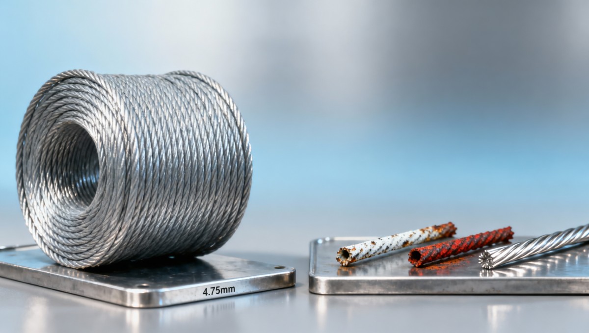 Galvanized steel wire tensile strength degrades faster in coastal air—how soon should you inspect?