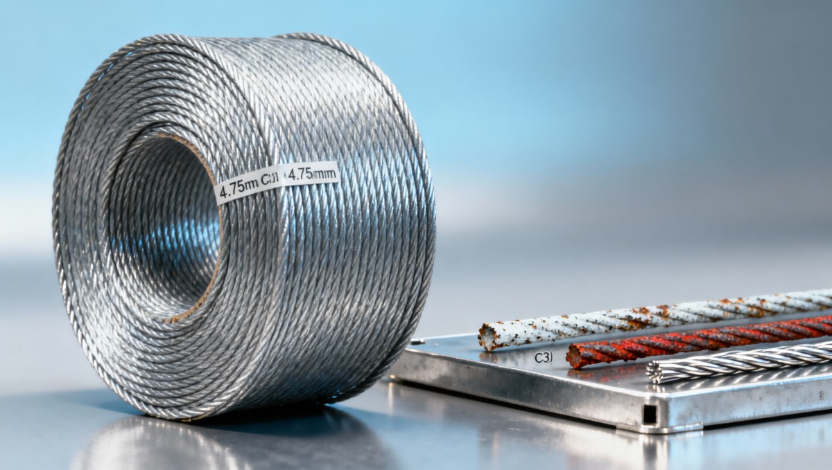 Galvanized steel wire tensile strength degrades faster in coastal air—how soon should you inspect?