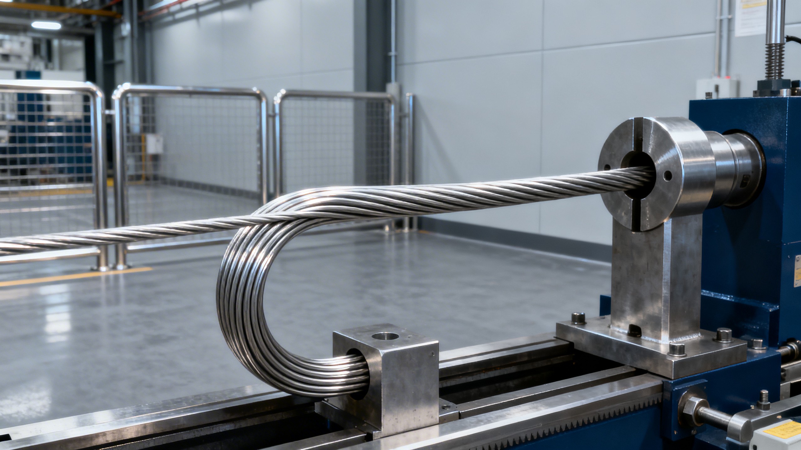 Alambre de acero flexible: cómo los ciclos de flexión exponen inconsistencias ocultas en los informes de tracción