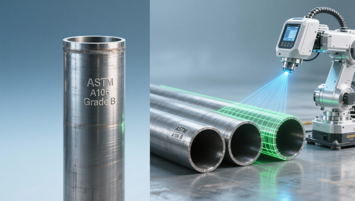 A106 seamless pipe fails hydrotest at site — was material traceability the issue?