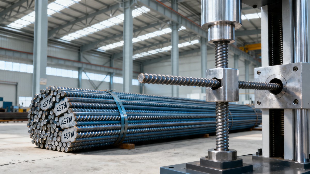 Steel rebar yield strength variability across mill batches — how to verify