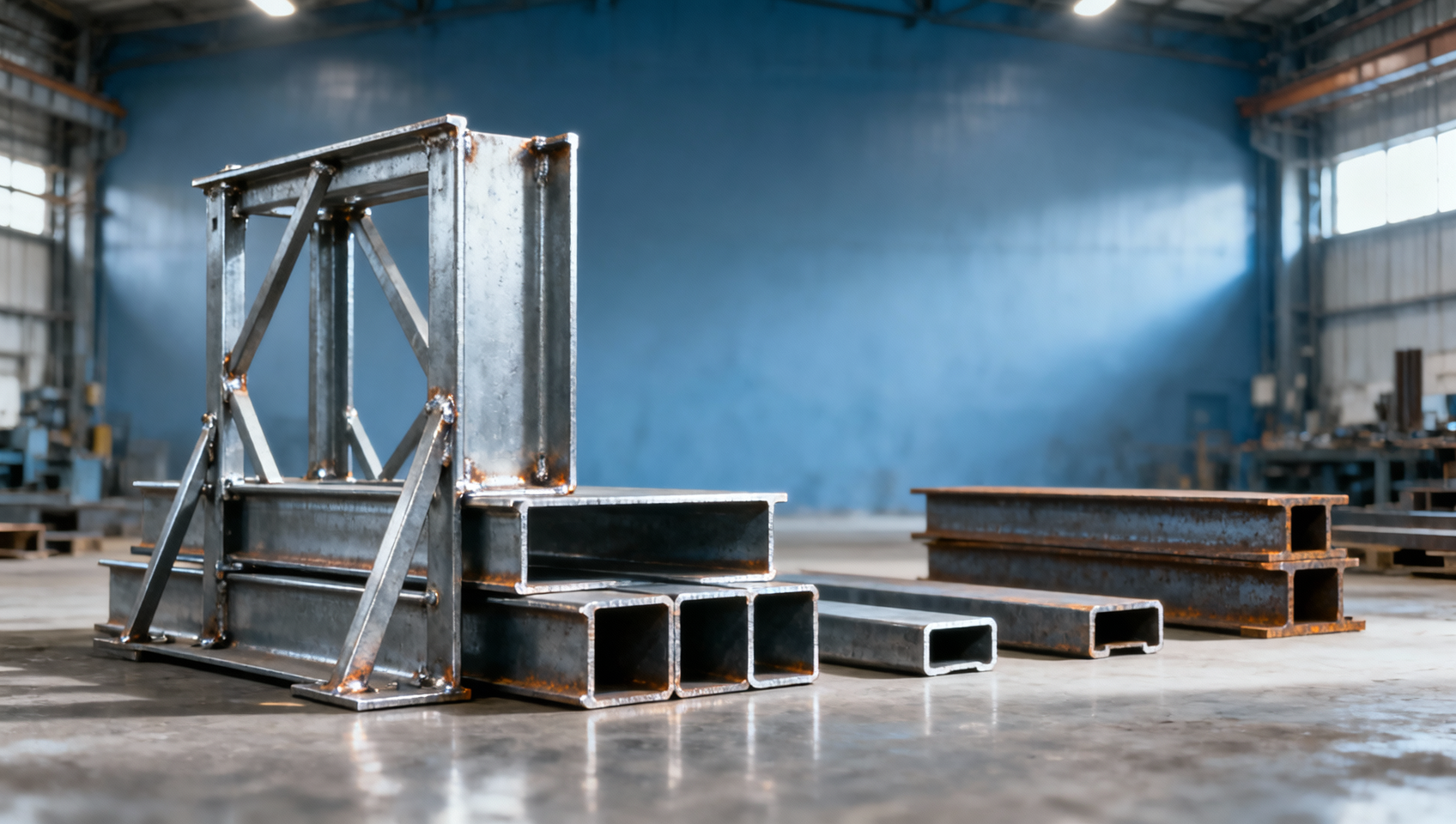 El acero dulce en forma de L funciona bien aquí, pero no en todas partes