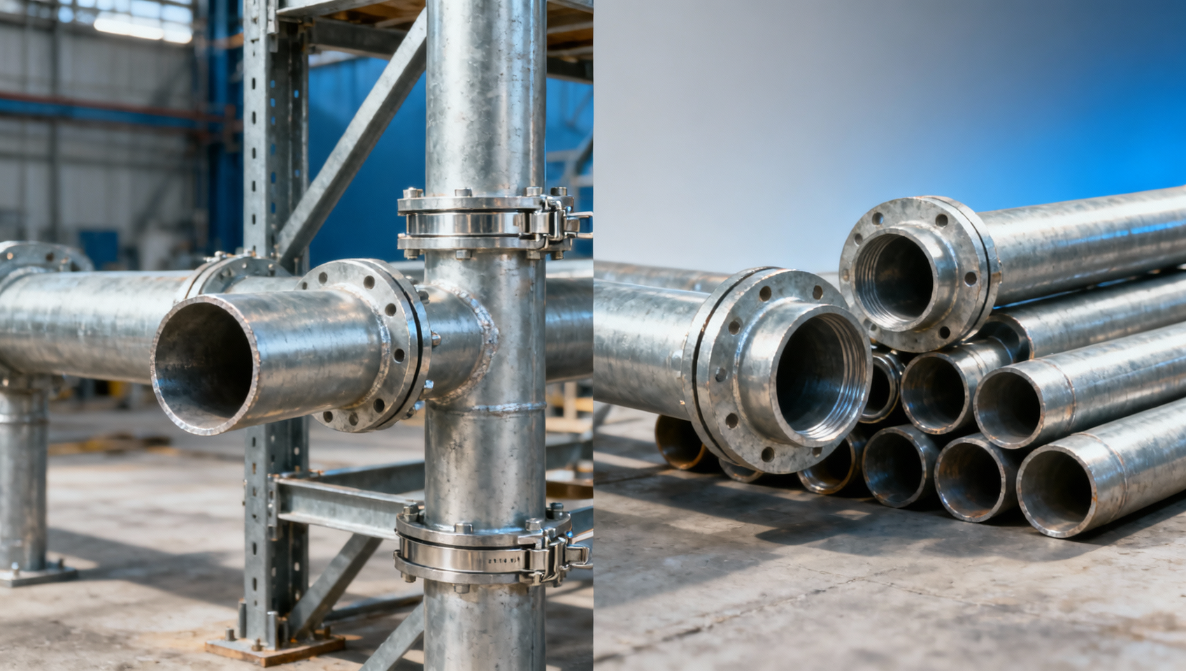 Especificaciones de tubos galvanizados que afectan el ajuste en obra