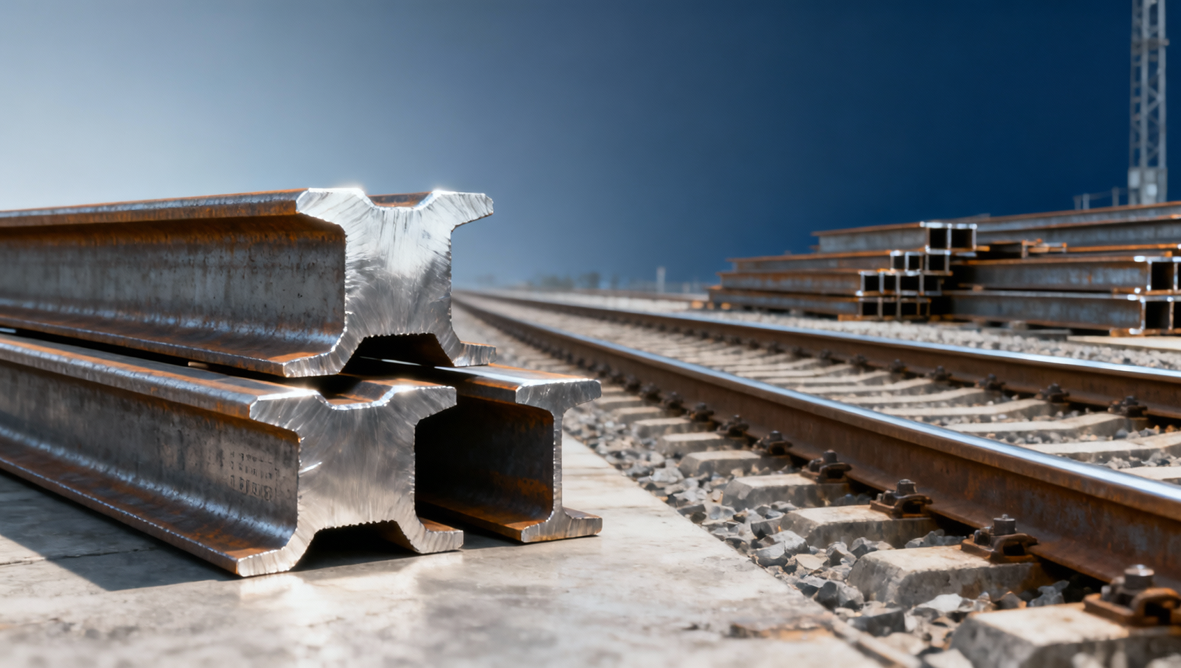 Explicación de los grados de riel de acero para proyectos ferroviarios