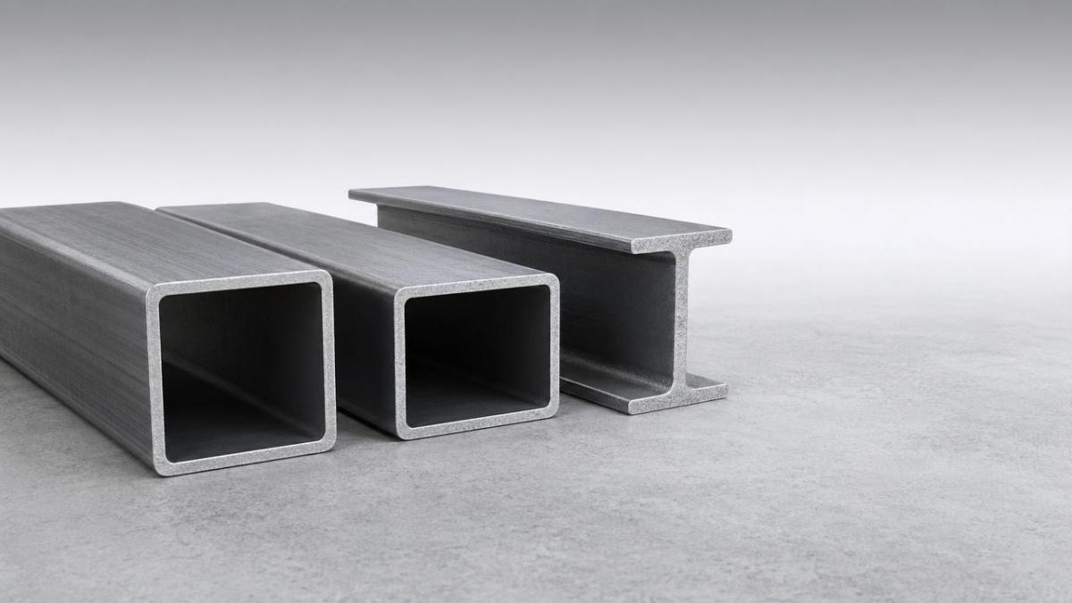 Which structural steel profiles offer the best buckling resistance per kg?
