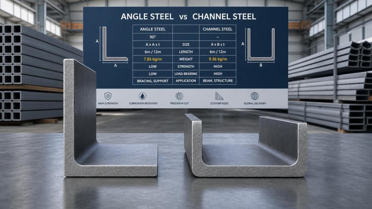 Angle vs Channel Steel Weight: Why the Difference Matters
