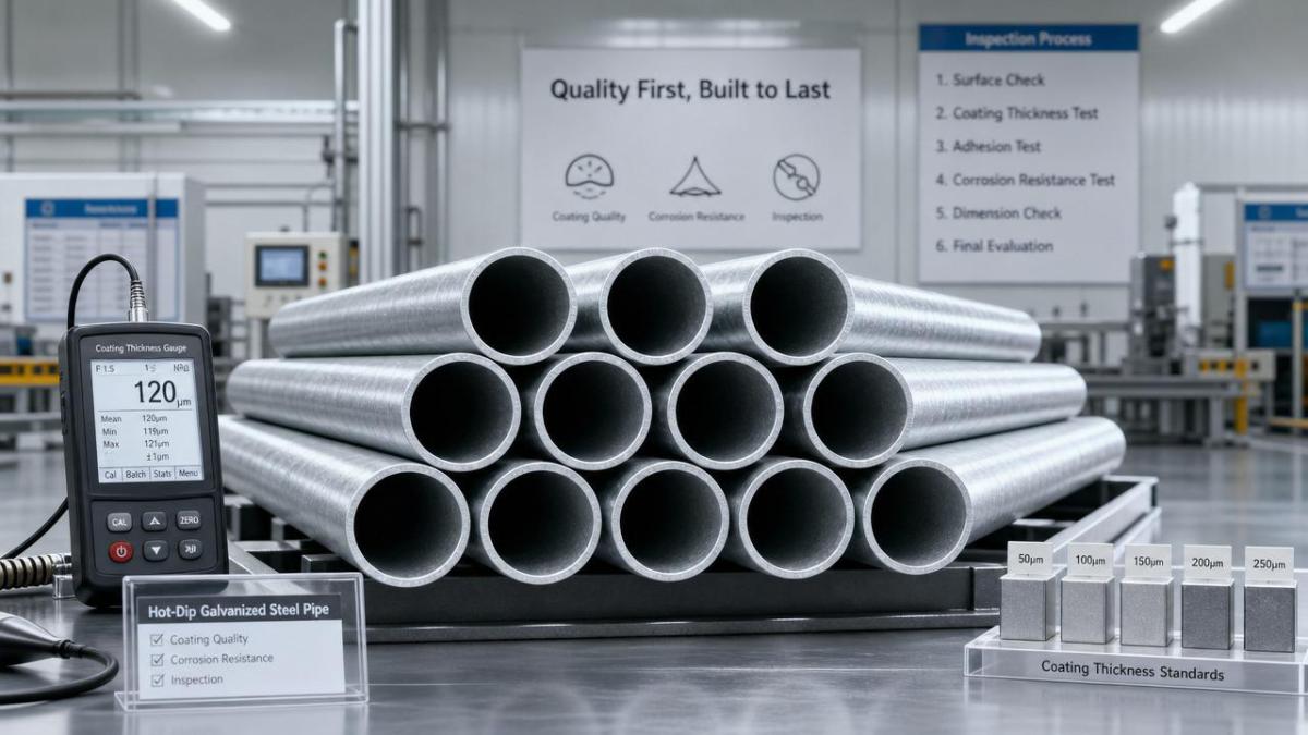Why coating quality matters in galvanized pipe orders