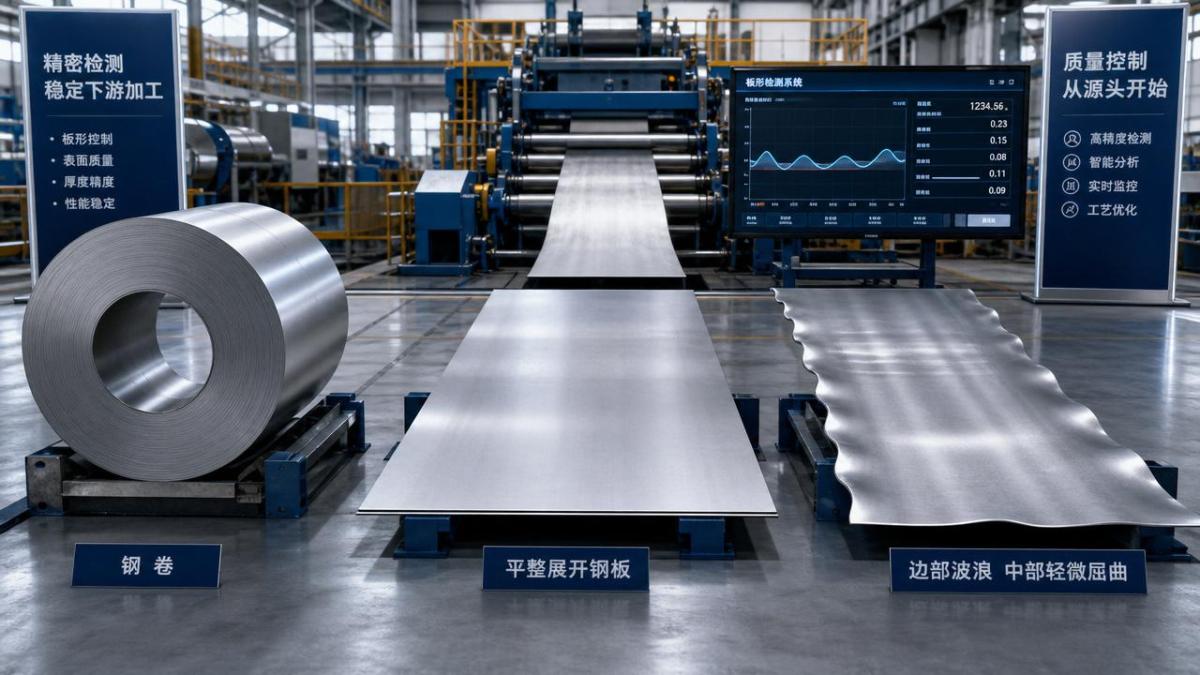 Cold Rolled Steel Sheet in Coil and flatness issues