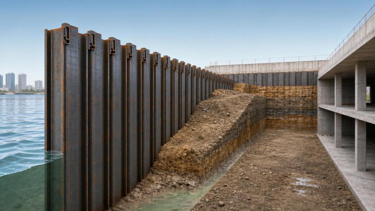 When Steel Sheet Pile for Retaining Walls Is the Right Choice