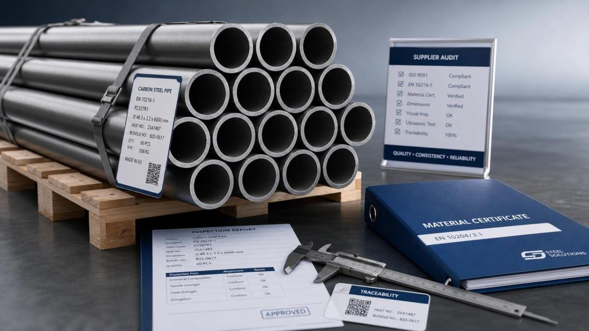 How to vet a carbon steel pipe supplier in Europe