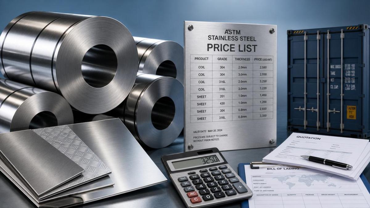 How often should an ASTM price list be updated