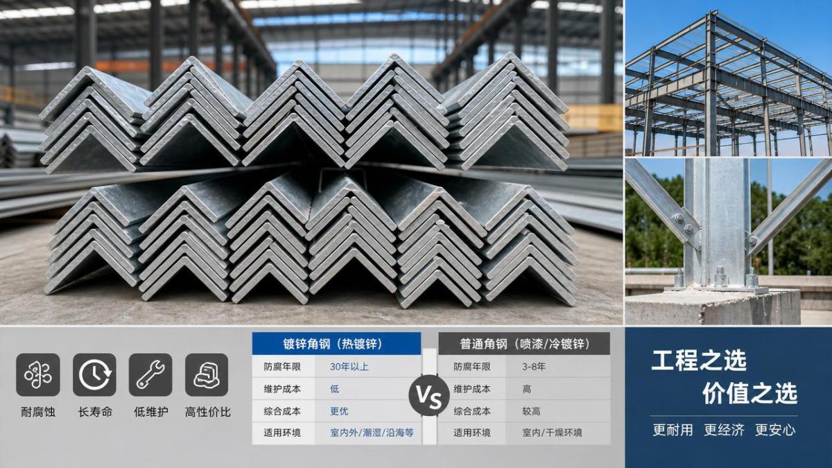 Galvanized Steel Angle Iron: Cost vs Service Life