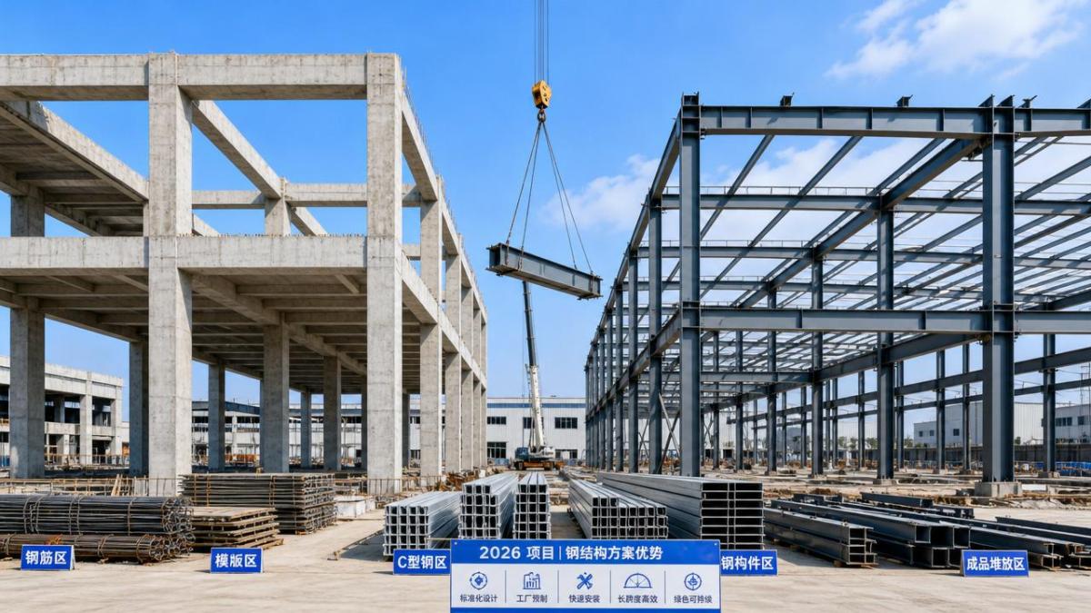 Concrete H Beam vs Steel Options in 2026 Projects