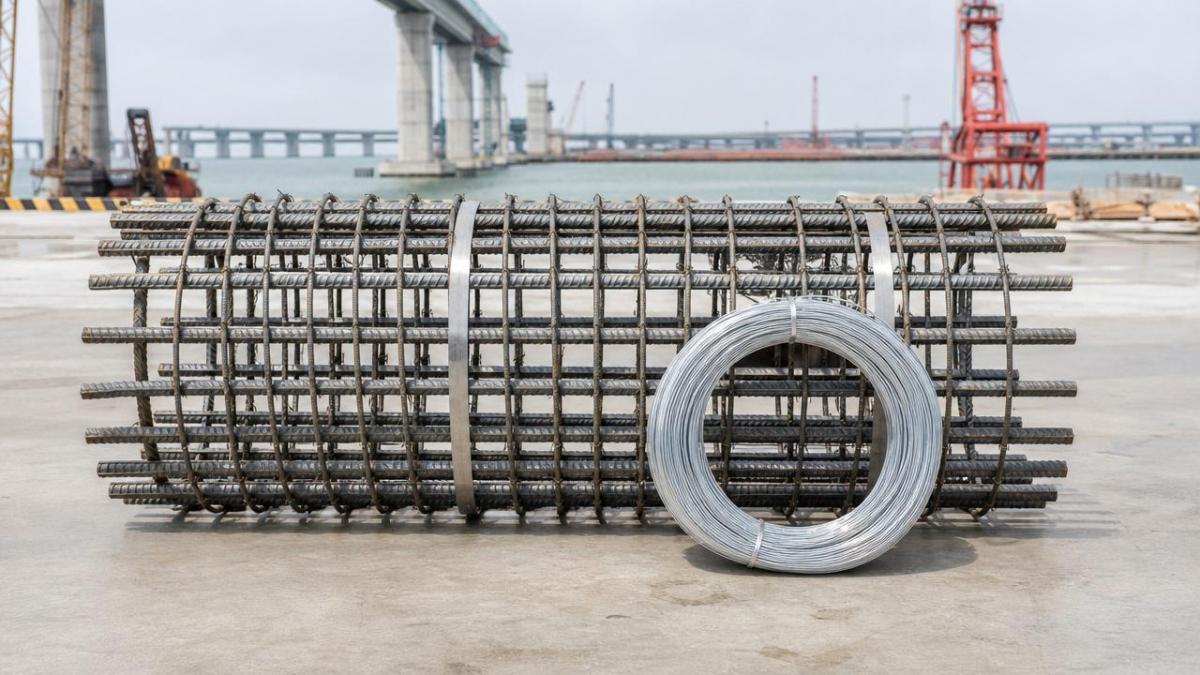 When to use hot dipped galvanized wire for tying rebar