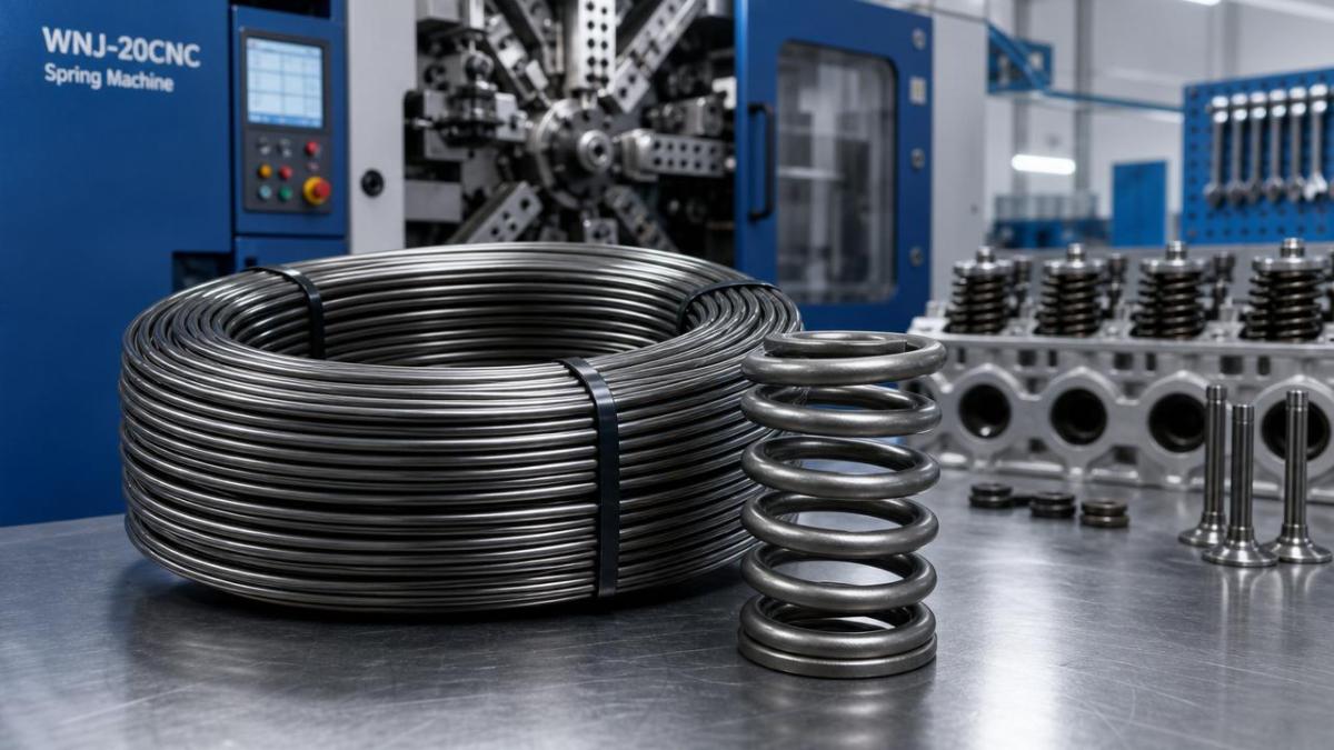 Why valve springs need oil tempered carbon steel wire