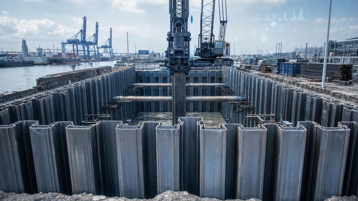 Steel Sheet Piles for Retaining Wall Applications